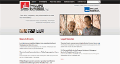 Desktop Screenshot of phillipsburgesslaw.com