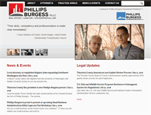 Tablet Screenshot of phillipsburgesslaw.com